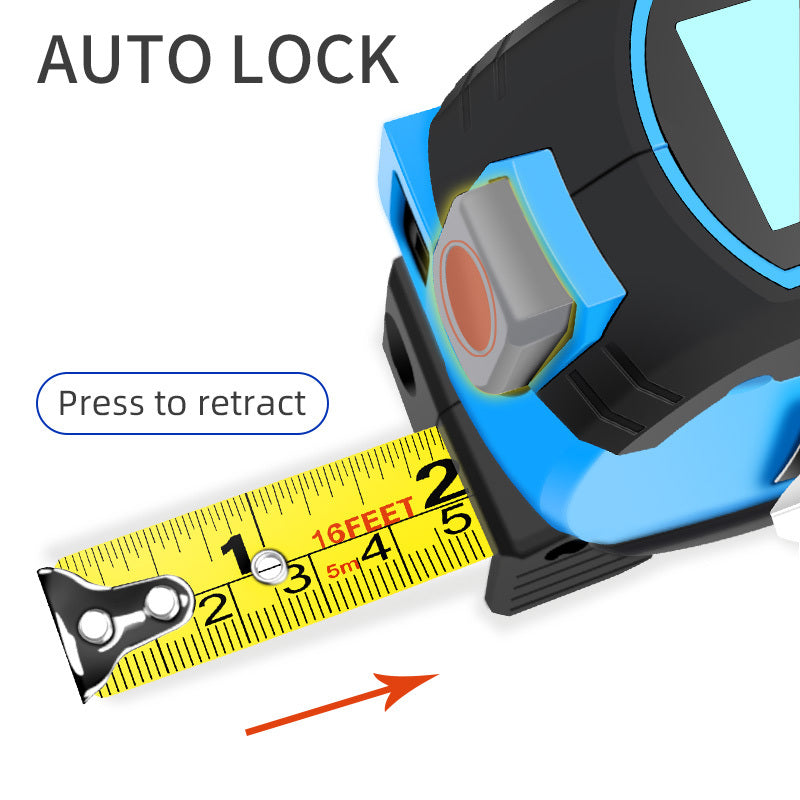 3 In 1 Laser Tape Measure Rangefinder 5m Tape
