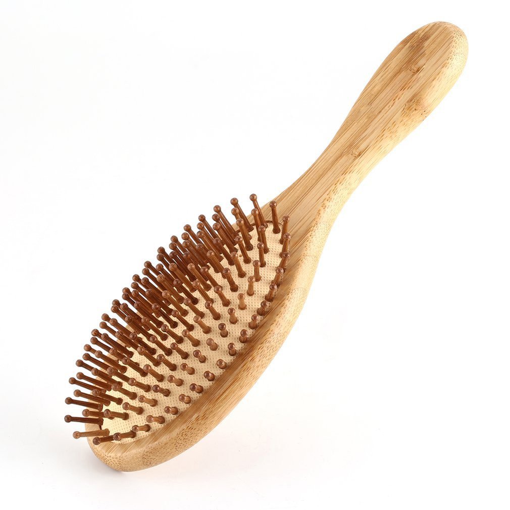 Bamboo Cushion Massage brush Carbonized Bamboo Comb