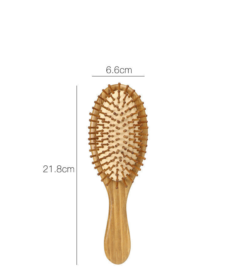 Bamboo Cushion Massage brush Carbonized Bamboo Comb