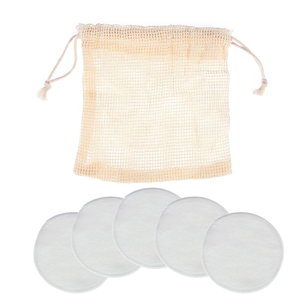 Facial Pad Soft Reusable Bamboo Fiber Makeup Remover Pad
