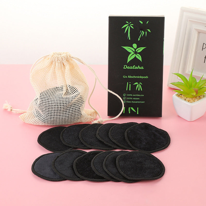 Facial Pad Soft Reusable Bamboo Fiber Makeup Remover Pad